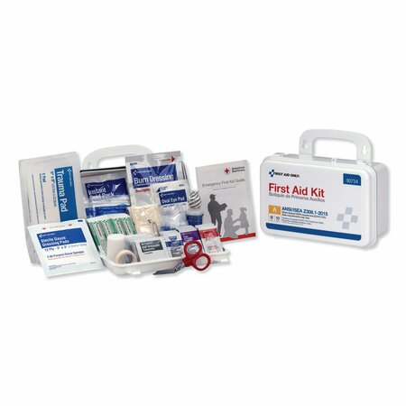 First Aid Only ANSI Class A 10 Person First Aid Kit, 71 Pieces 90754